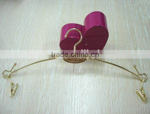 FM-59 Lovely gold swimsuit hanger with emboss logo