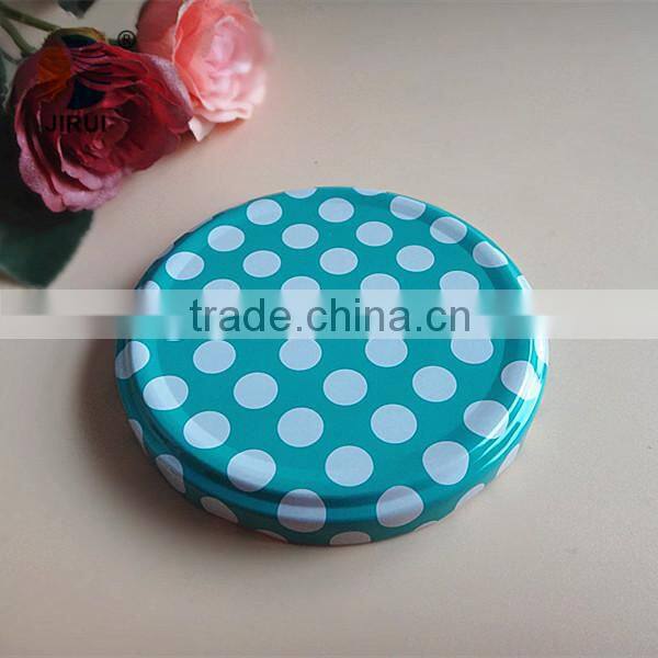metal screw decorative cap for glass jars