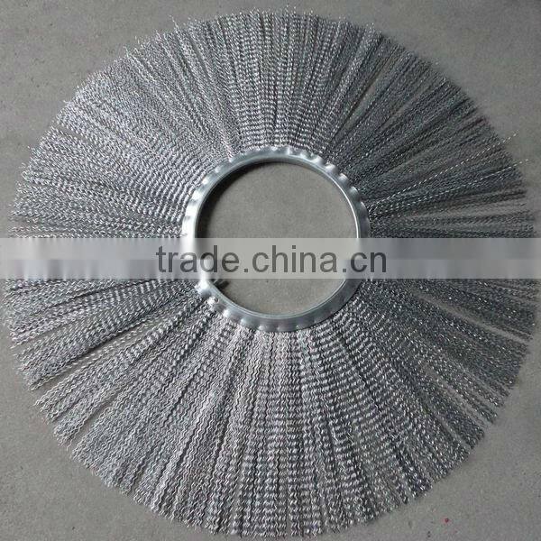 Customized road sweeper brush wire brush best quality