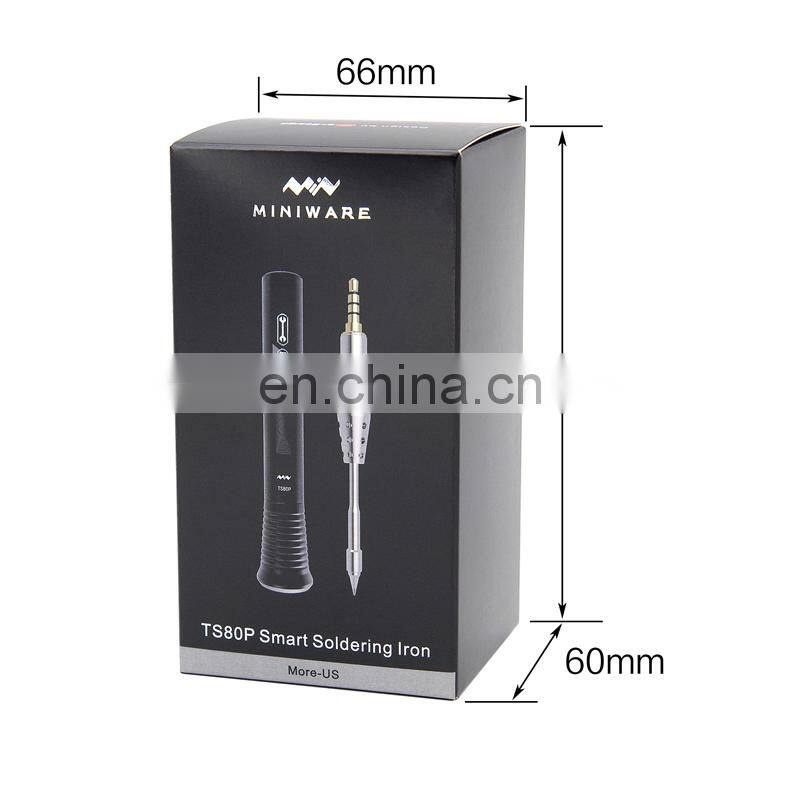 TS80P 30W Adjustable Temperature PD2.0 QC3.0 Power Supply Portable Soldering Iron Kit