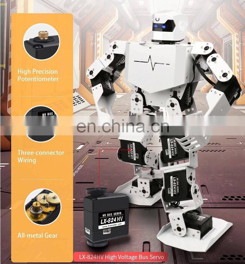 Assembled RoboSoul H5S 16 DOF Humanoid Robot Programmable Robot Education Dancing Robot