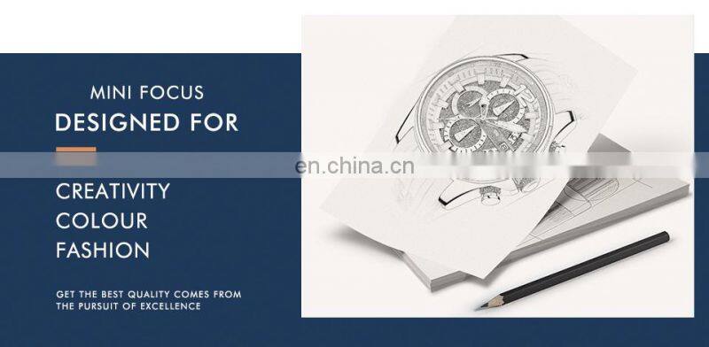 Mini Focus MF0350G New Watches Top Brand Quartz Sport Silicone Strap Mens Watches in Wristwatches Luxury