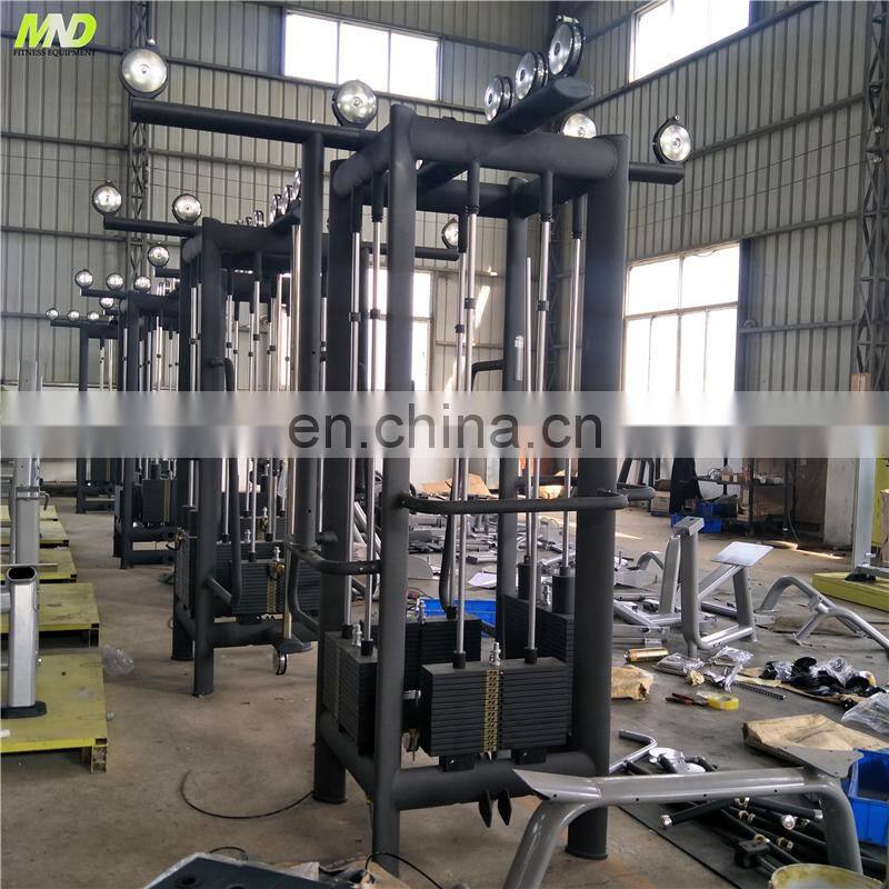 High Quality Home Shandong MND Multi Station Cable Jungle Fitness Equipment Gym Machine Mutli Function Station