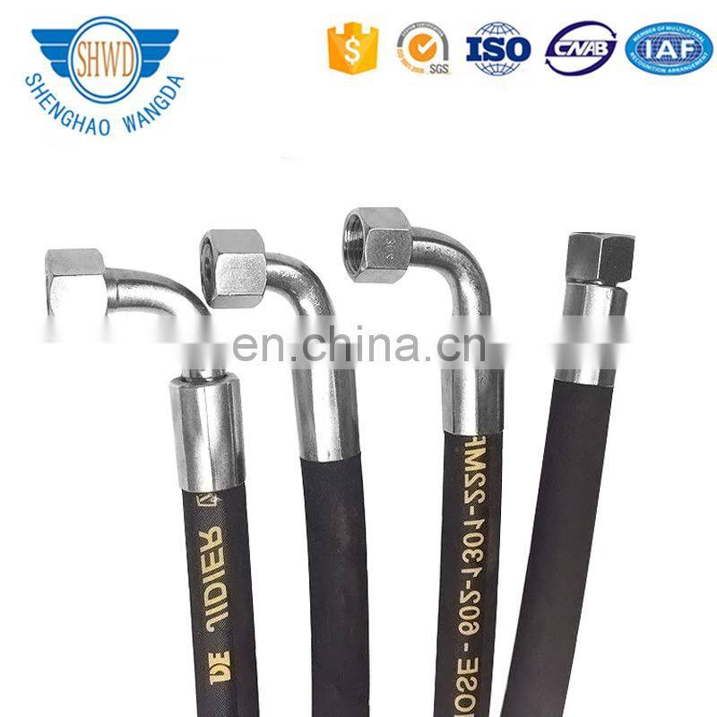 SAE DIN R1/4SP 12mm High pressure Hose Assembly, Excavator Hydraulic Hose
