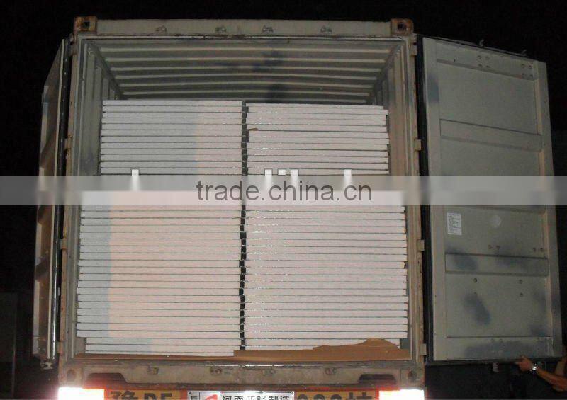 50-150 mm composite ceiling panel and eps , rockwool and PU roof panel