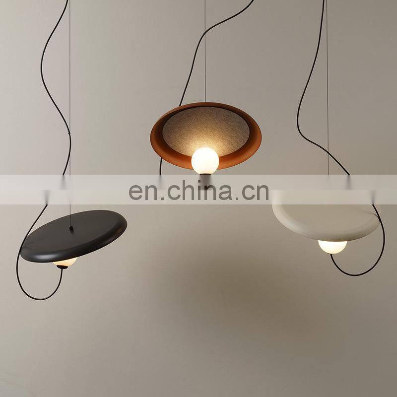 nordic modern indoor E27 Creative designer glass ball Pendant Lights bay window dining room small chandelier