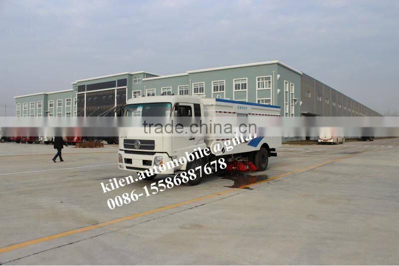 Dongfeng 4*2 runway vacuum sweeper truck