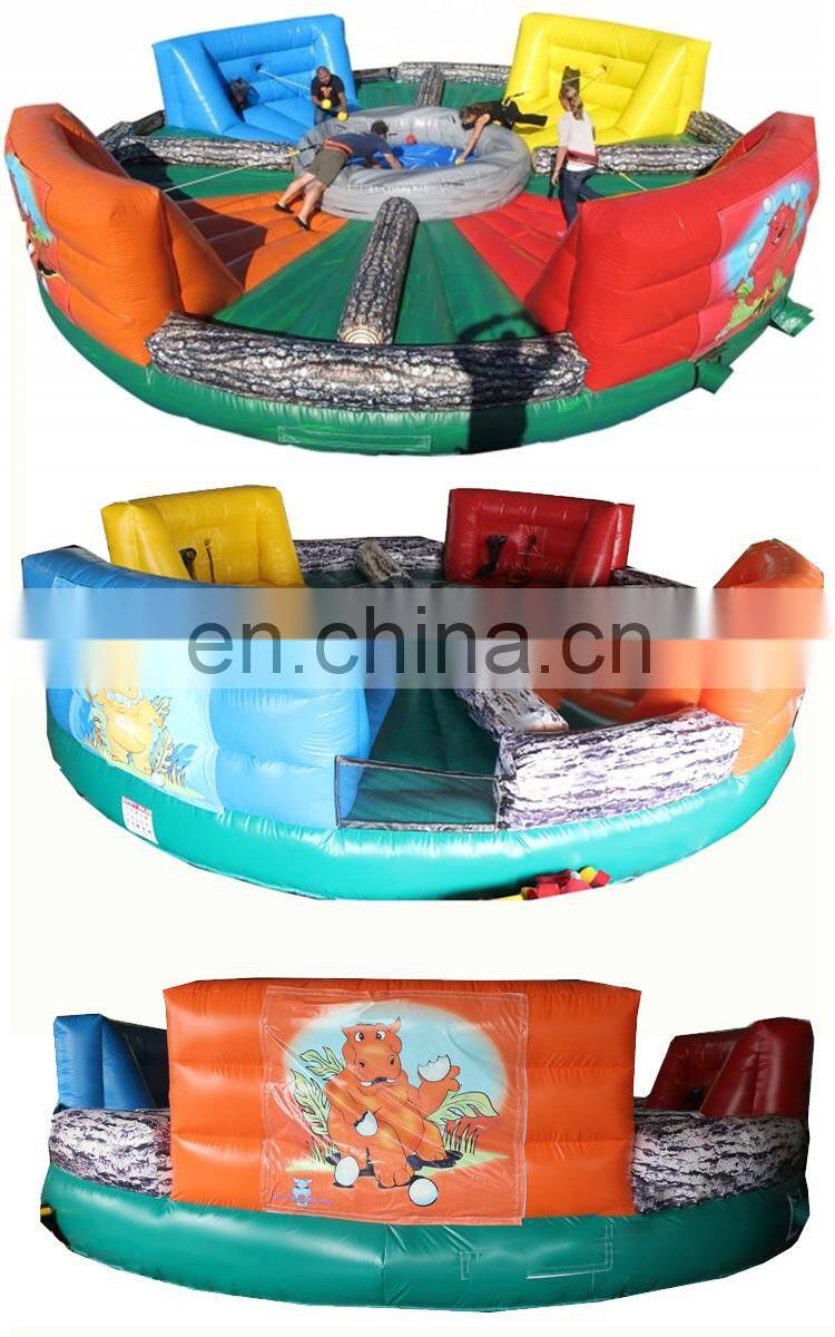 Inflatable Hungry Hippo Chow Down Game Juegos Inflables Human Hungry Hippos Inflatable Games for Adults Sale