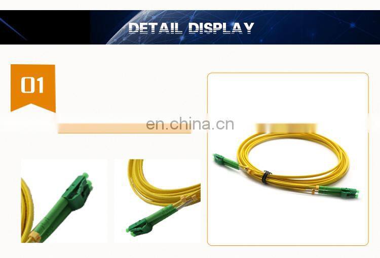 LC/APC-LC/APC Sm Dx Fiber Optic Patch Cord for FTTH