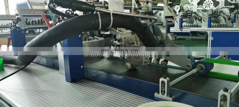 UST400-2A Double Side Adhesive Tape Applying machine, self-adhesive tape gluing equipment for carton box