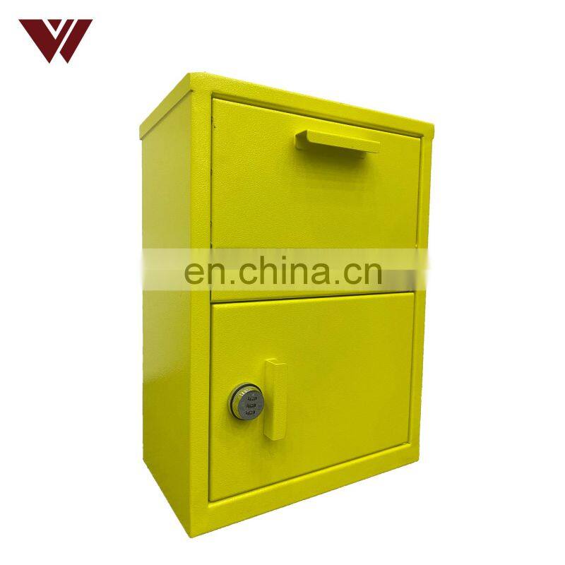 Home Using Outdoor Indoor Modern Mailbox Parcel Delivery Box metal mailbox and post metal wall mailbox