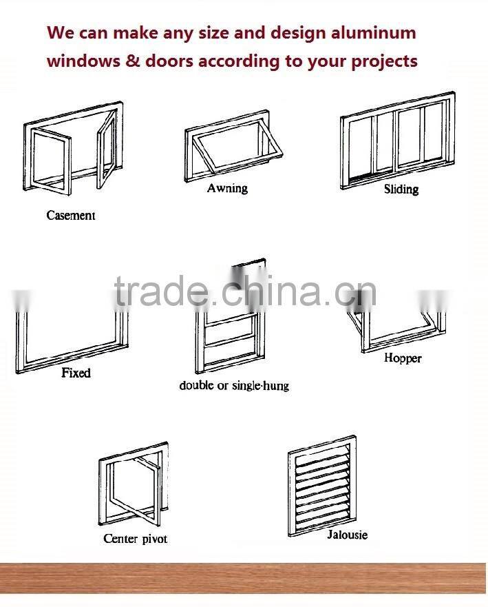 top hung Aluminium Awning Windows