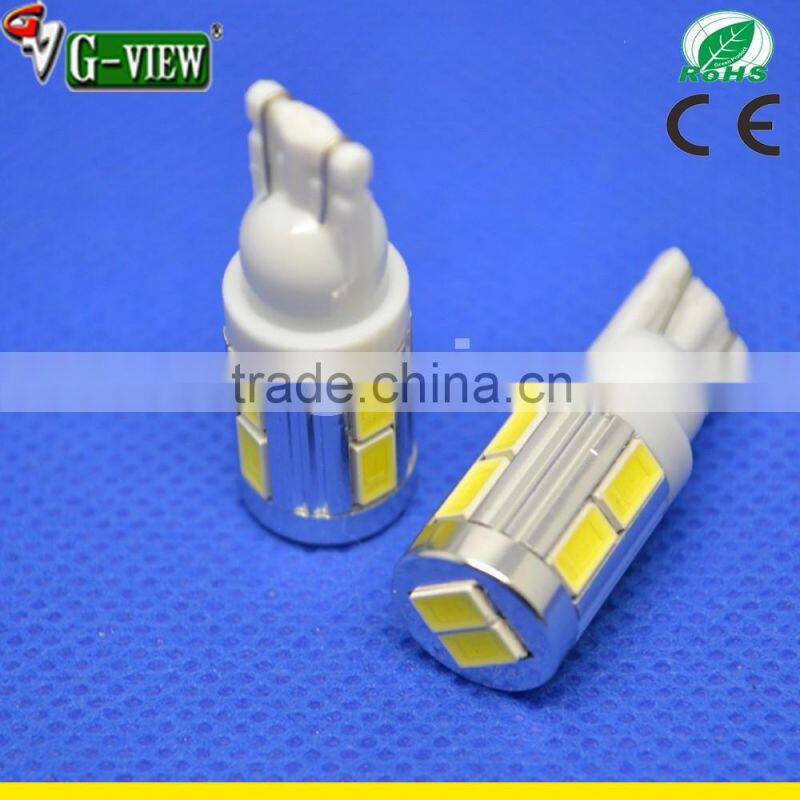 Hottest selling led car light, T10 w5w 10 led smd 5630