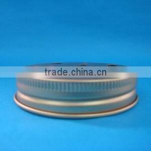 D81.5*13MM aluminum cap/ nature color dried tea metal screw cap/ aluminum cap for PET bottle
