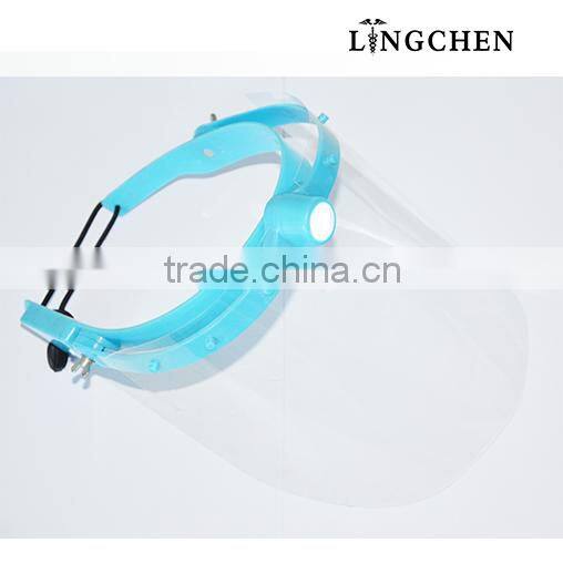 new items medical dental protective face shield with LED light dental face protector