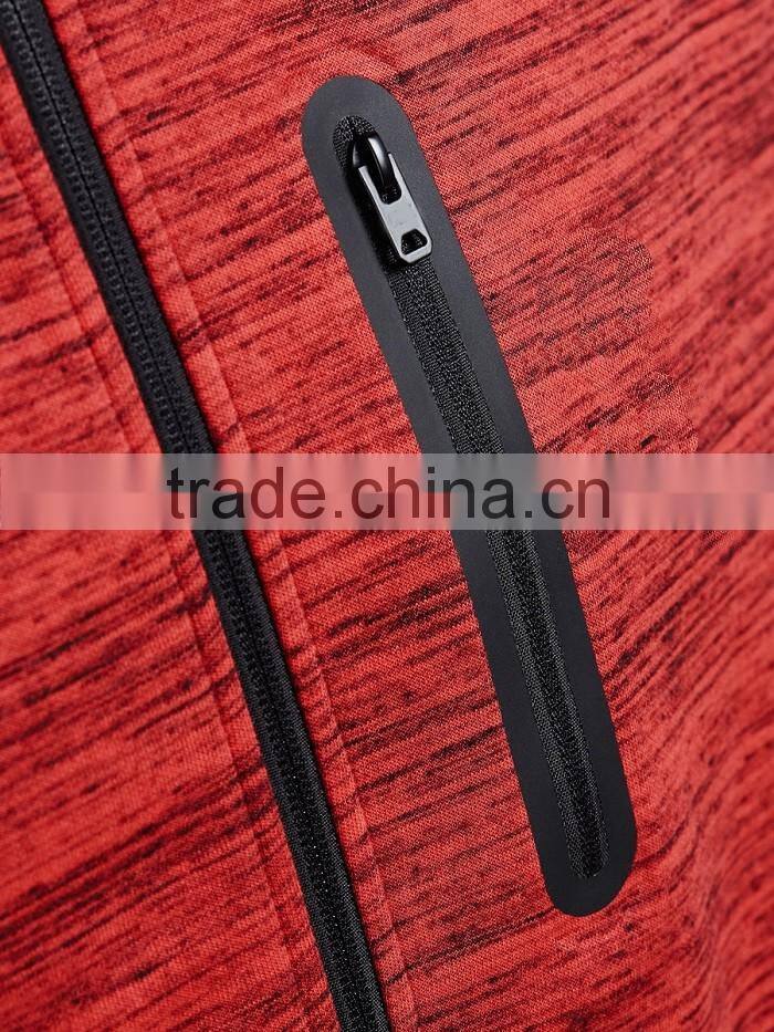 OEM man gym hoodies zip up lightweight cotton sport hoodies