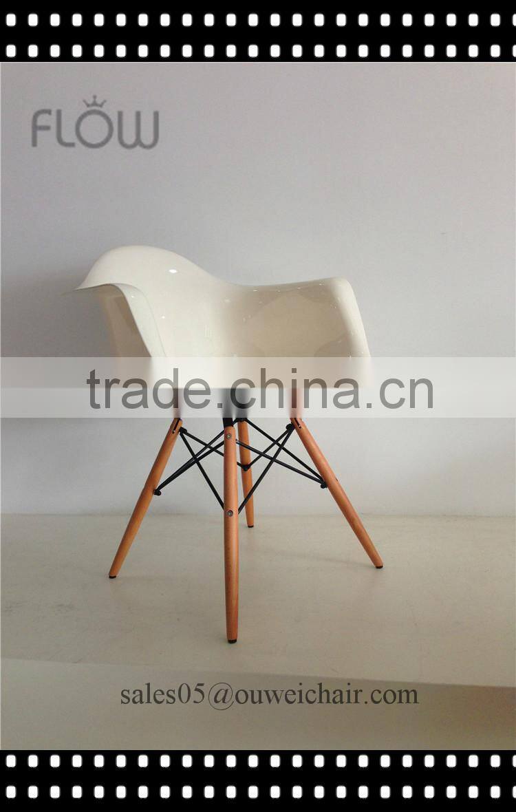 high quality classic colored dining plastic chair