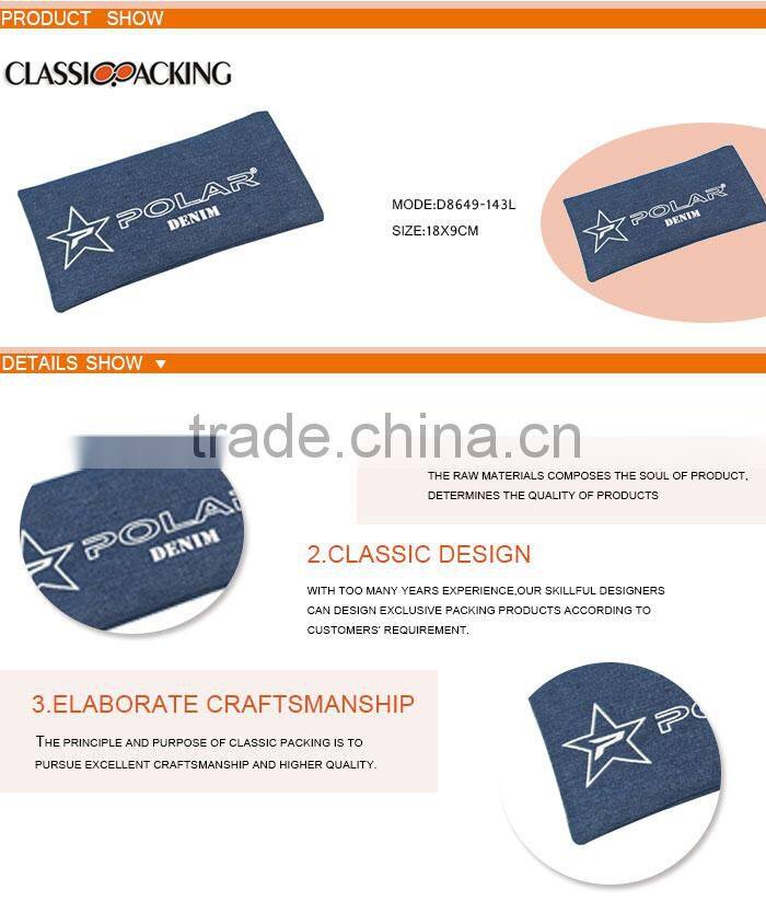 Guaranteed quality proper price printing logo sunglasses pouch