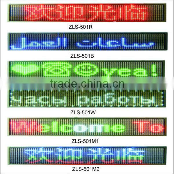 Electronic LED bus sign display
