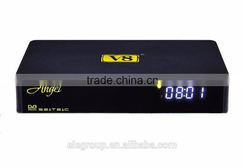 Combo DVB-S2+T2+Cable V8 Angel 4K Satellite Receiver/Box/OTT Built in Bluetooth