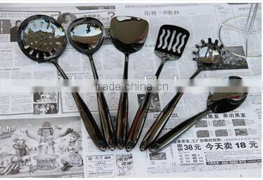 6 piece new colling tool black utensil set