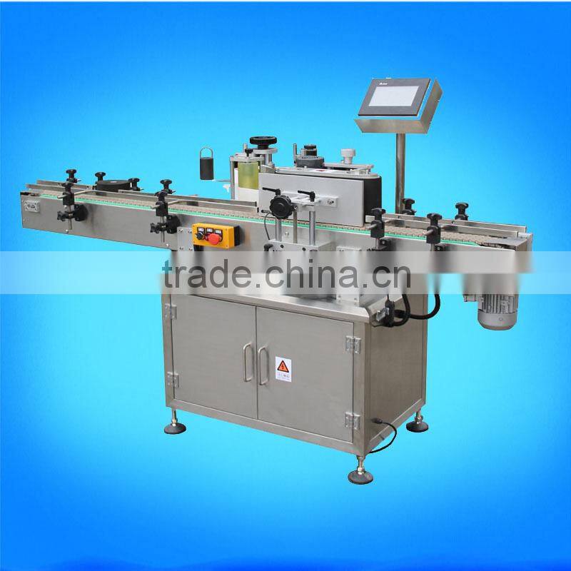 manual round bottle labeling machine