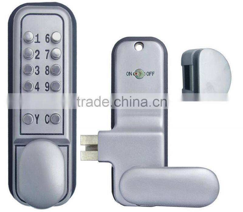 OSPON KEYLESS ENTRY SHABBOS LOCK STAIN NICKEL IMPORT FROM CHINA OS612L left handle