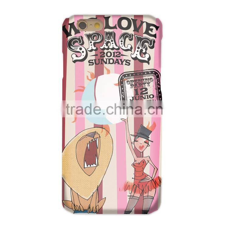 for iphone 6 case PC popular 3d mobile phone cover