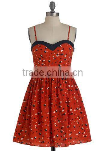 40's Pin up Retro Style Women Swing Dress