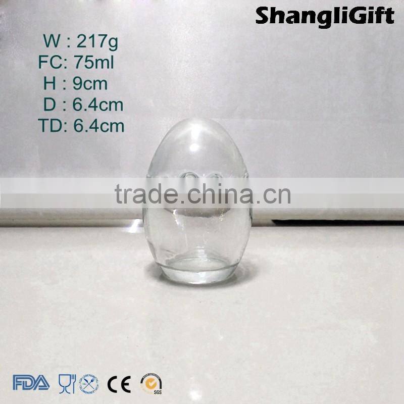 75ml Bake Use Glass Bottle Eggshell Pudding Jar