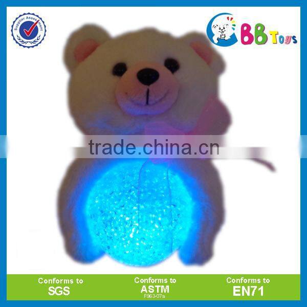 Stuffed plush teddy bear/LED teddy bear