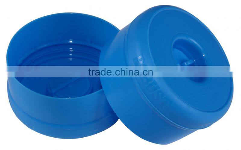 blue water bottle cap