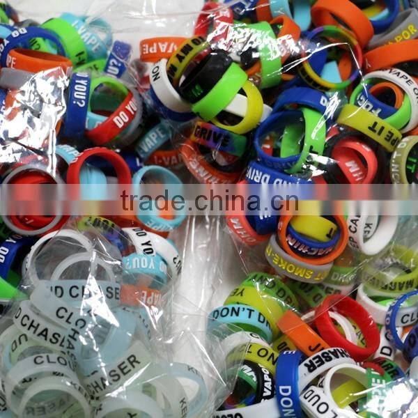 Silicone vape ring custom anti-scalded silicone ring bands for mechanical mod