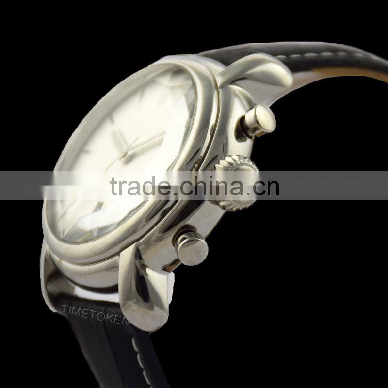 Fashion Sports Stainless Steel Promotional Men Watch Cases With Polishing Case