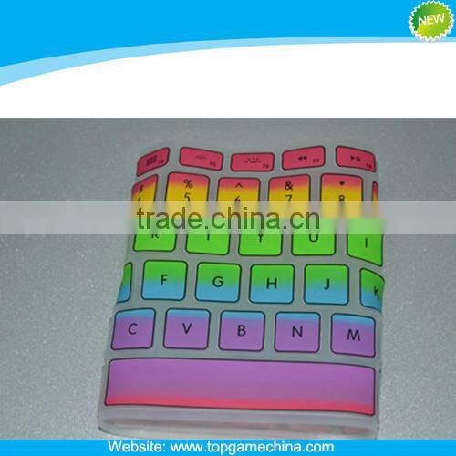 Rainbow custom silicone keyboard protector for MacBook 11" 13"15"17"