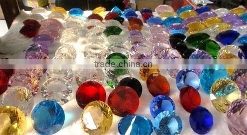 Choiceful crystal paper weight, 1cm-12cm crystal glass cubic paper weight