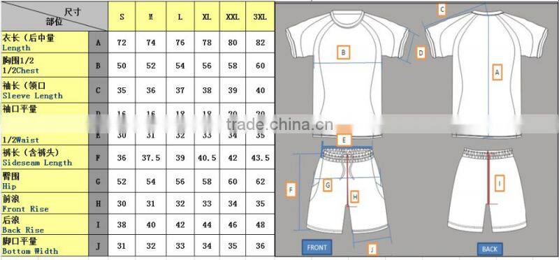 Hot sale Nice rugby jersey design, Spandex Rugby Jersey