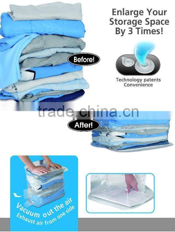 vacuum hand-pressing storage bag saving triple space