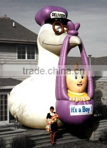 Hot selling giant inflatable bird shape balloon inflatable stork