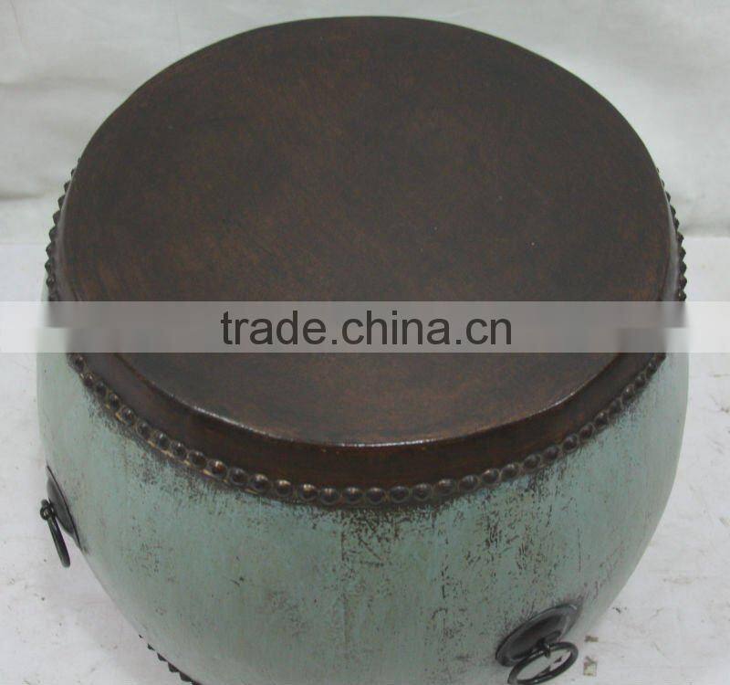 Chinese Wooden Blue Drum