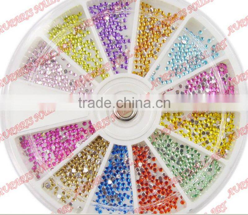 1.5mm/2mm/3mm/4mm/5mm nail art rhinestone wheel For Nail Decoration Wholesale 5915
