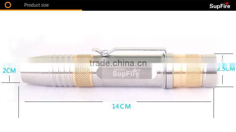 Professional waterproof mini led flashlight