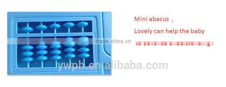 Wholesales stamps plastic sliding board with abacus