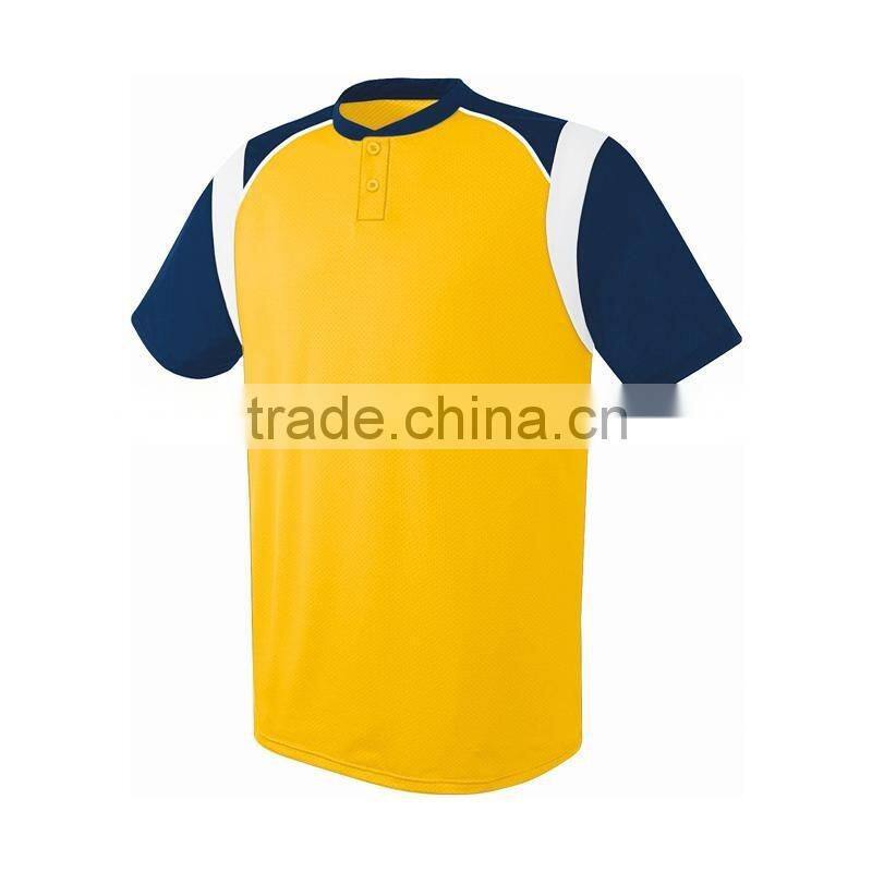 Two button placket Products baseball jerseys wholesale with two button baseball jersey