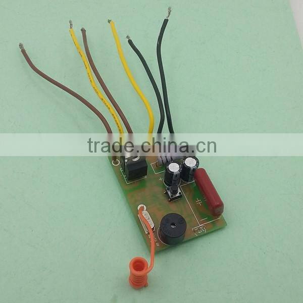 100-240V RF light remote ceiling fan speed control with Retangular receiver