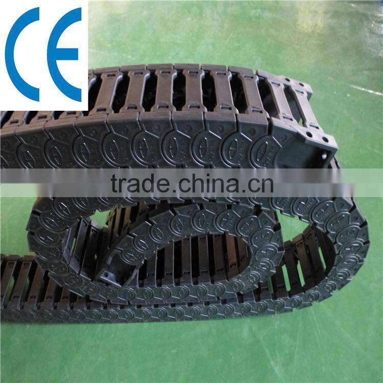 high speed cnc cable chain flexible plastic cable carrier energy chain made in china bridge type cable wire tracks