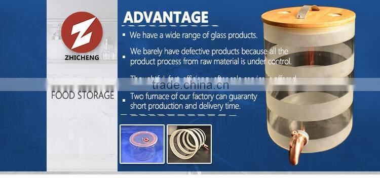 cheap juice pyrex glass jar with tap