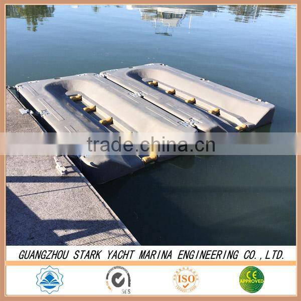 Plastic pontoon dry dock double system