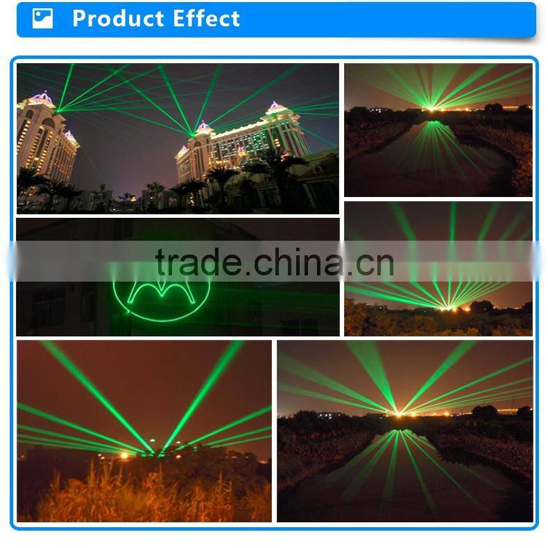 Single Green Outdoor Sky Laser Landmark,5W 5000mw Green Outdoor Advertising Projector