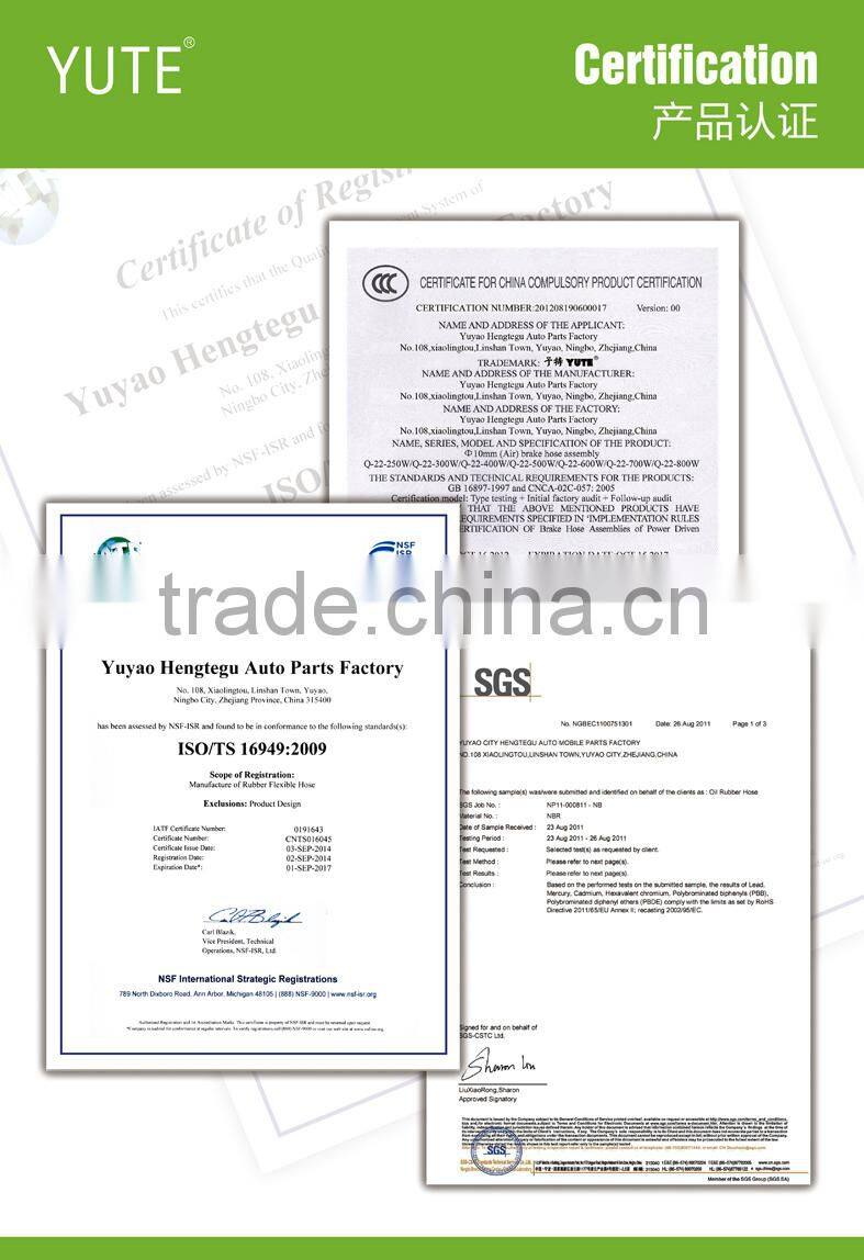 professional manufacturer 3/8 inch sae j1532 transmission oil cooler hose